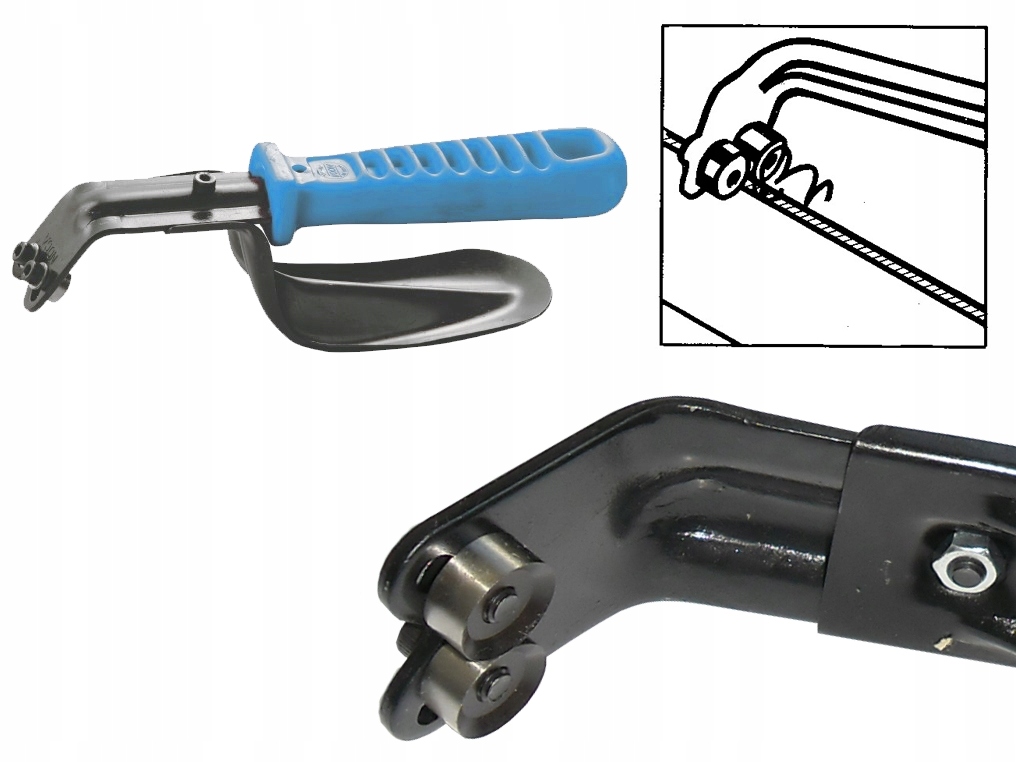 NOGA DB1000 podwójny okrawacz gratownik do 10mm