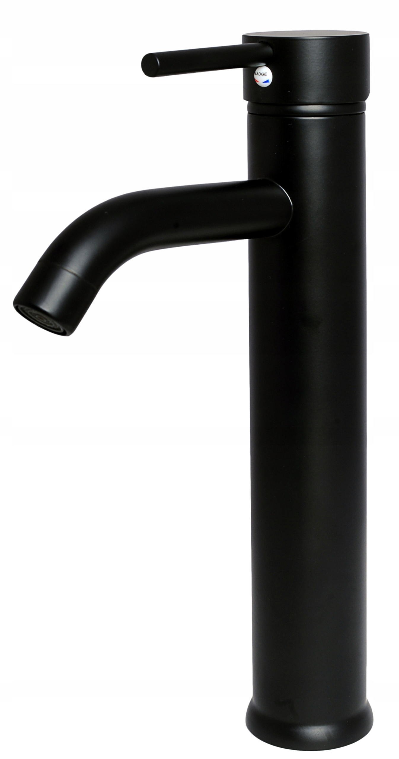 BATERIA UMYWALKOWA STOJĄCA CZARNA MATOWA WYSOKA