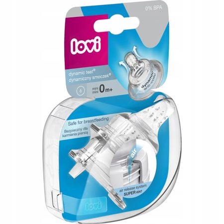 

Lovi Smoczek do Butelek Mini 2szt 0+ 18/749