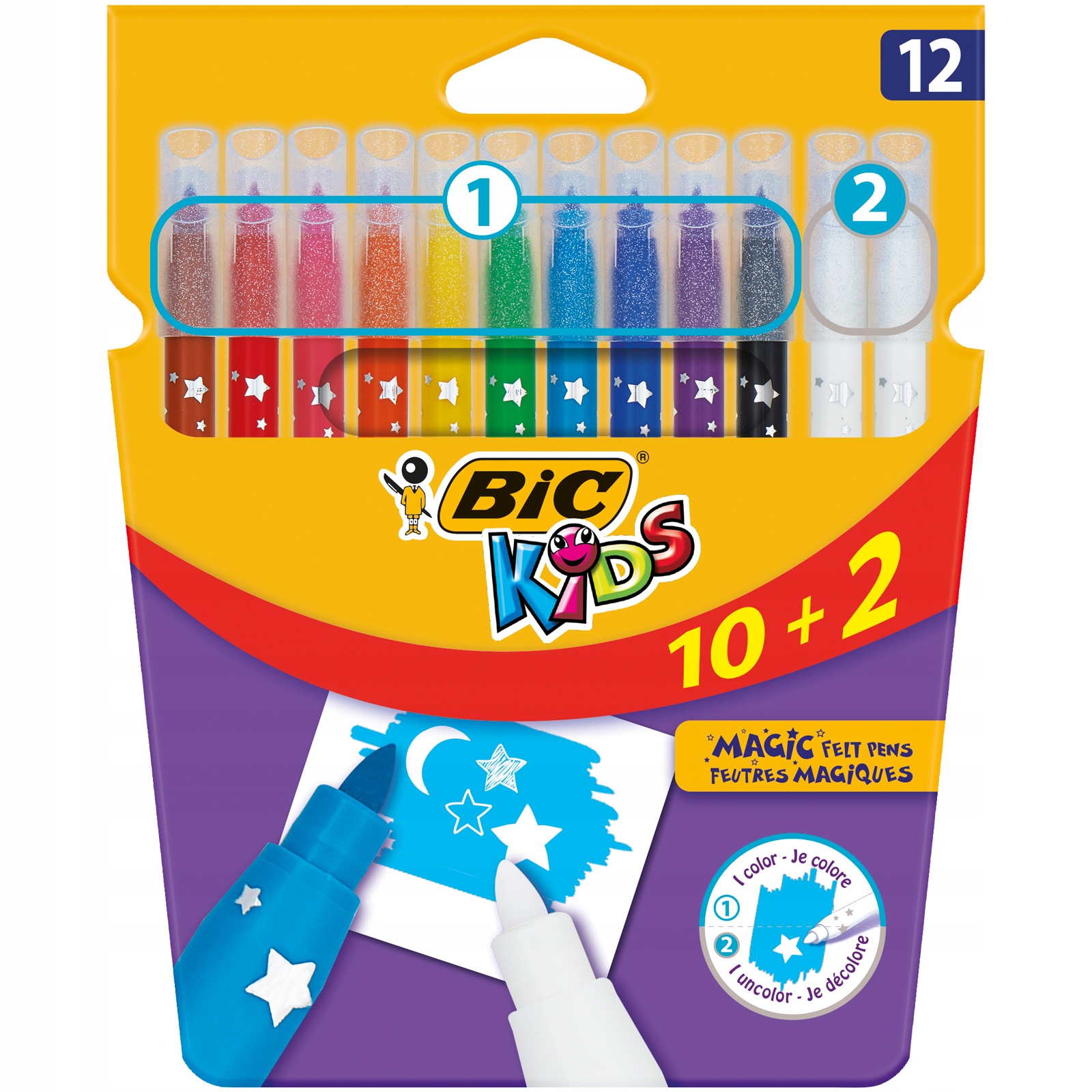 BIC flamastry 12k BIC Kid MAGIC 4085