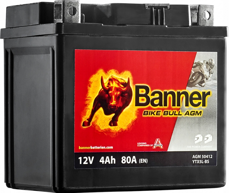 

Akumulator Banner YTX5L-BS 12V 4Ah 80A Skuter Quad