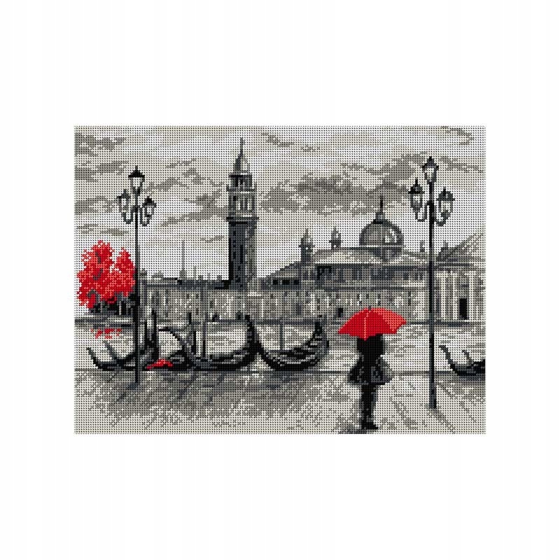 Vyšívací sada gobelínová Benátky (8034) Ariadna, 30x40cm