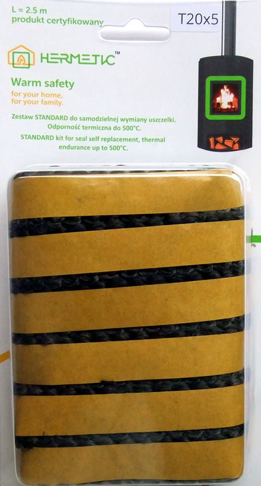 

Zestaw Naprawczy Kominków Taśma Szklana 20x5mm