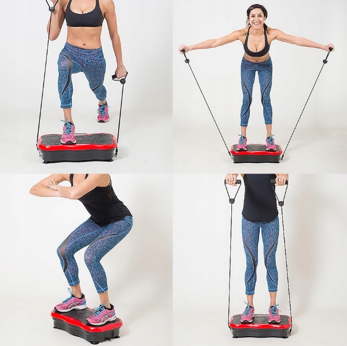 PLATFORMA WIBRACYJNA WIBRUJĄCA MASAŻER VIBRO SLIM Model MODELUJE I WYSZCZUPLA