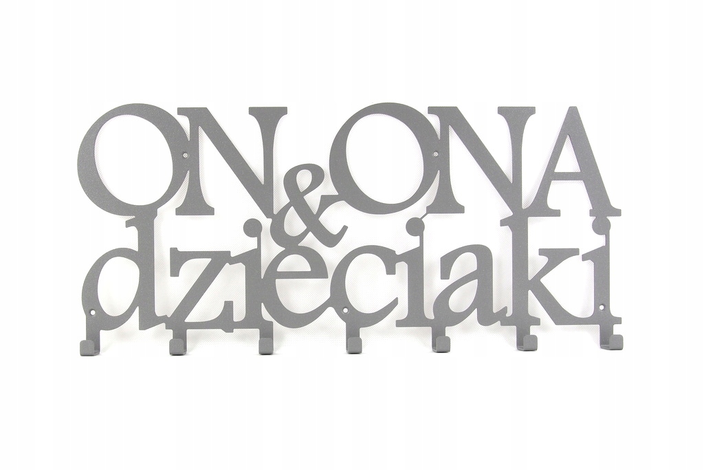 Nástěnný věšák na oblečení s klíči Ona Děti