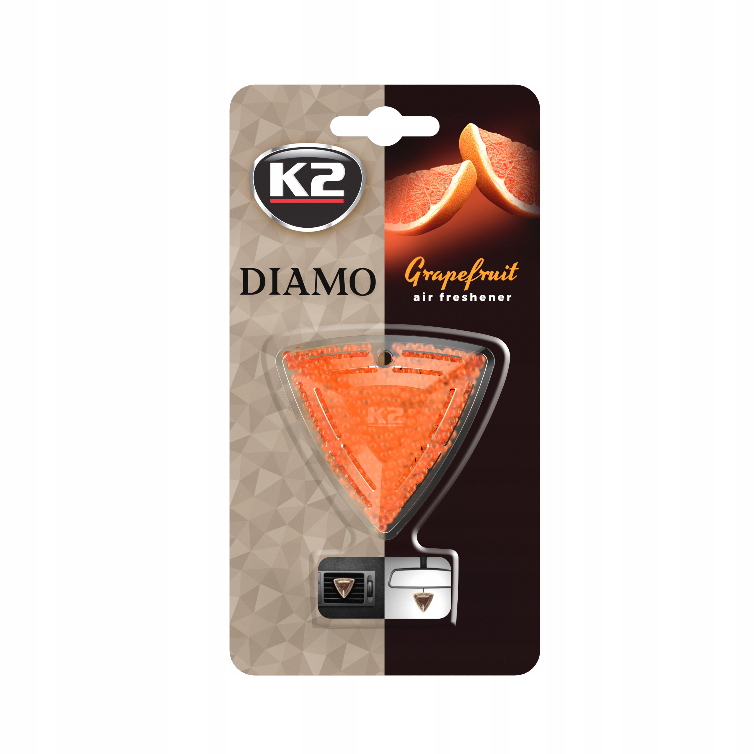 K2 DIAMO zapach samochodowy GREJPFRUT grapefruit