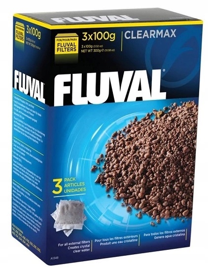 

Fluval Clearmax 300g. usuwa PO4, NO2 i NO3