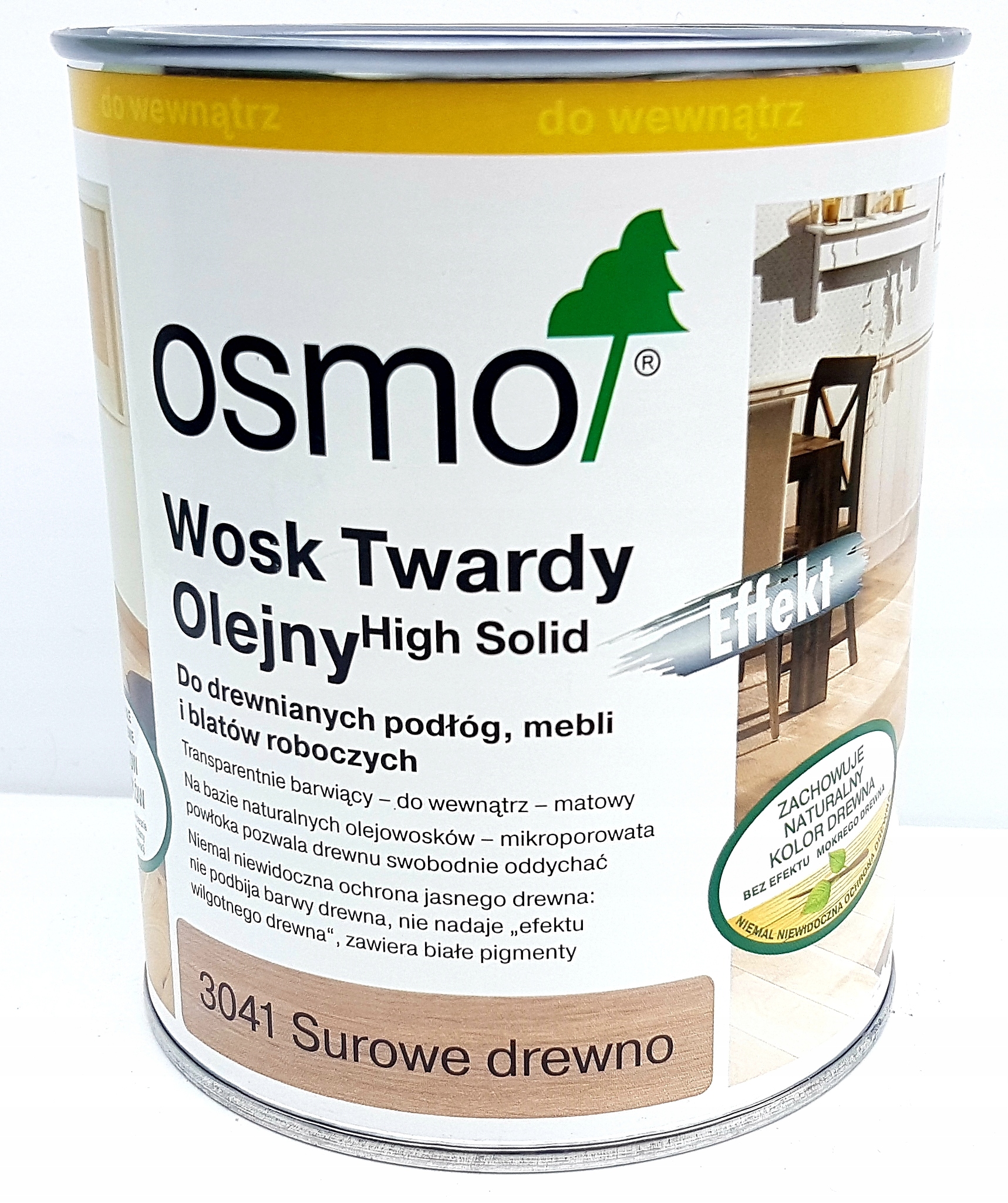 

Osmo 3041 Wosk Twardy Olejny 0,75l Surowe Drewno