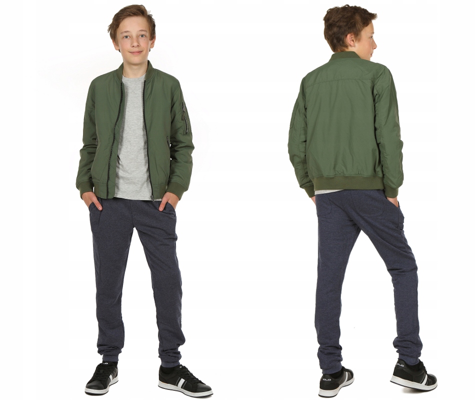 

Spodnie dresowe dla chłopca, gładkie 140 Granat