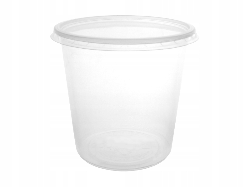 POJEMNIKI + wieczko 500ml do zupy pojemnik 100szt.