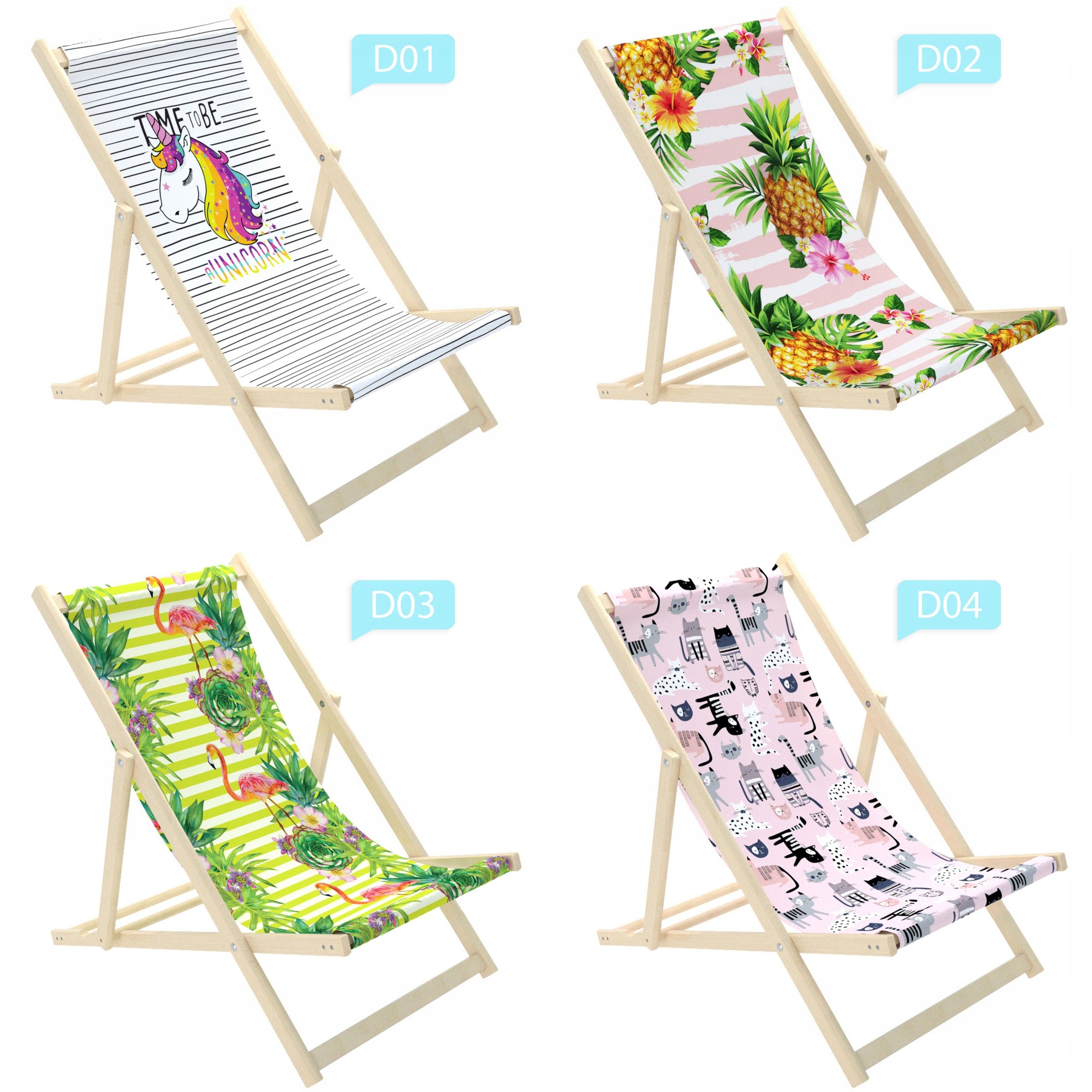 LEŻAK DZIECIĘCY LEŻAK PLAŻOWY OGRODOWY DLA DZIECKA Kolor wielokolorowy