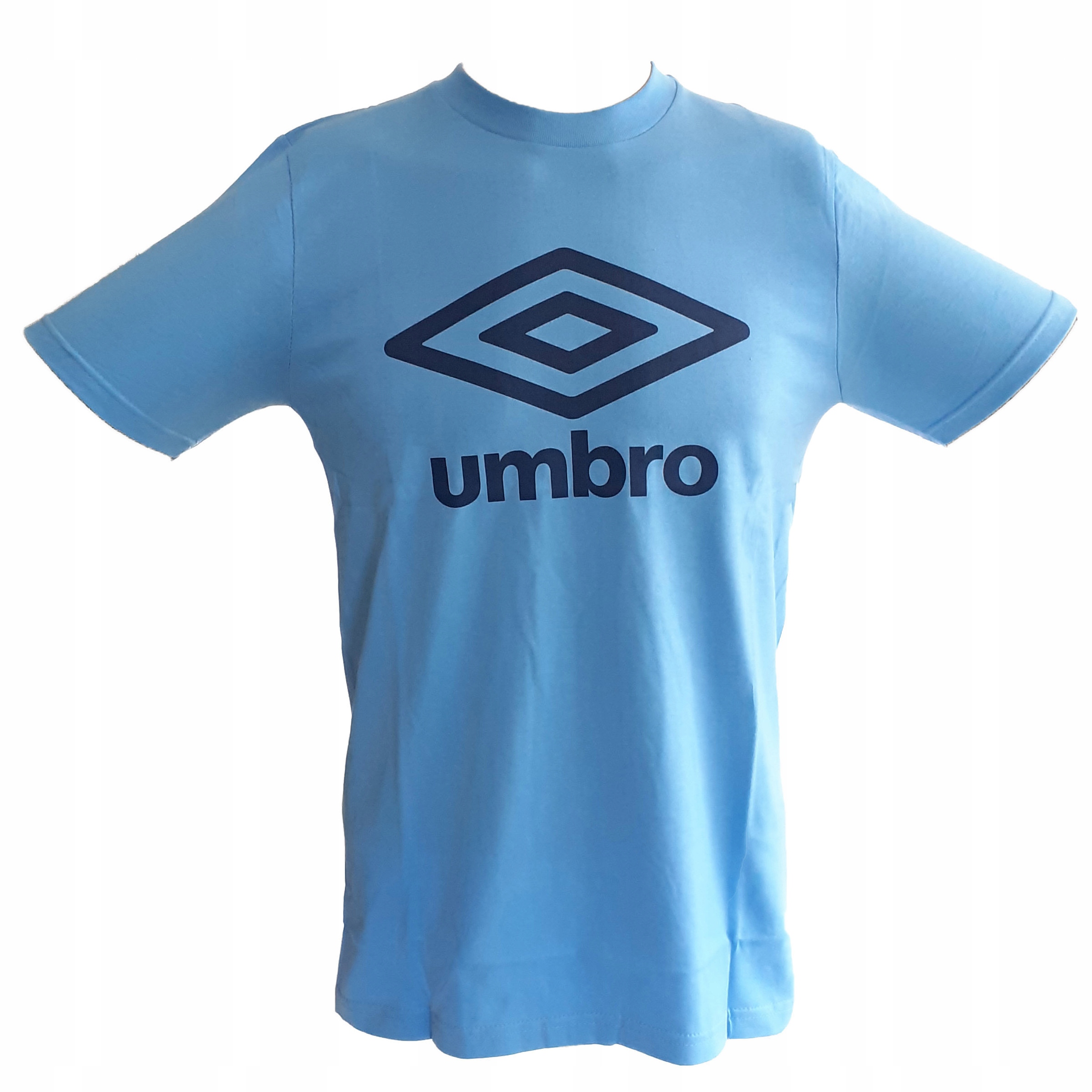

Koszulka Umbro błękitna męska S bawełna na lato