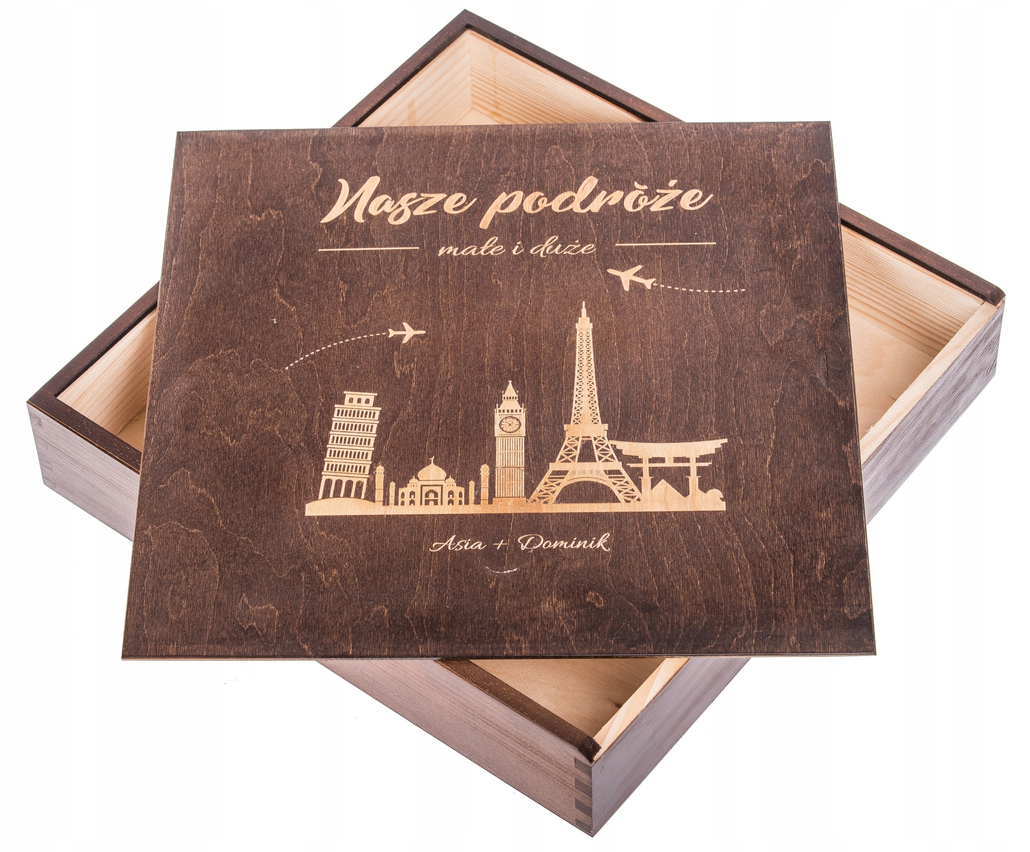 

Pudełko Na Album podróże Prezent pamiątka Zdjęcia