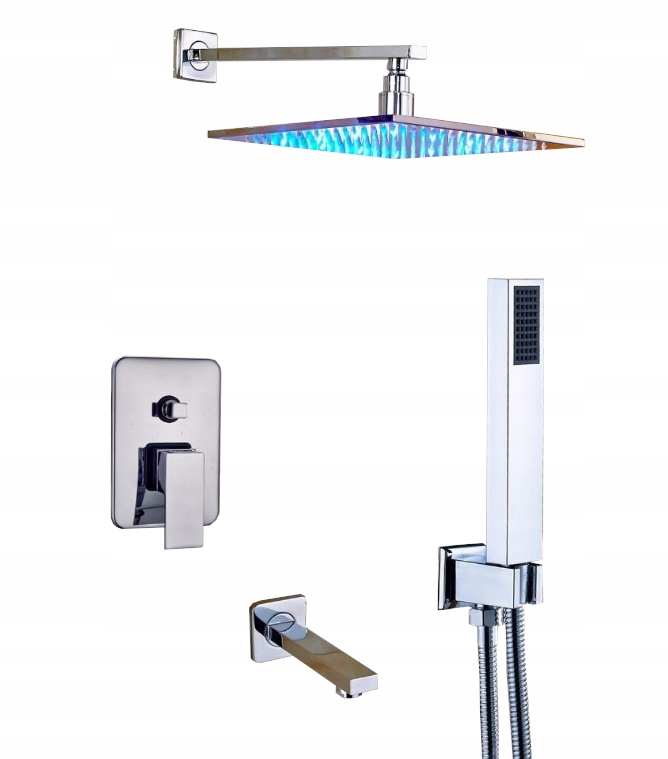Podomietkový Sprchový Set S Led Výtokom
