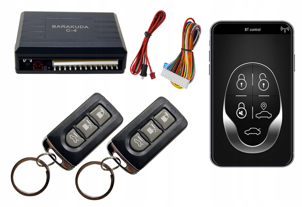 

Sterownik Zamka,pilot,smartfon,bluetooth Barakuda