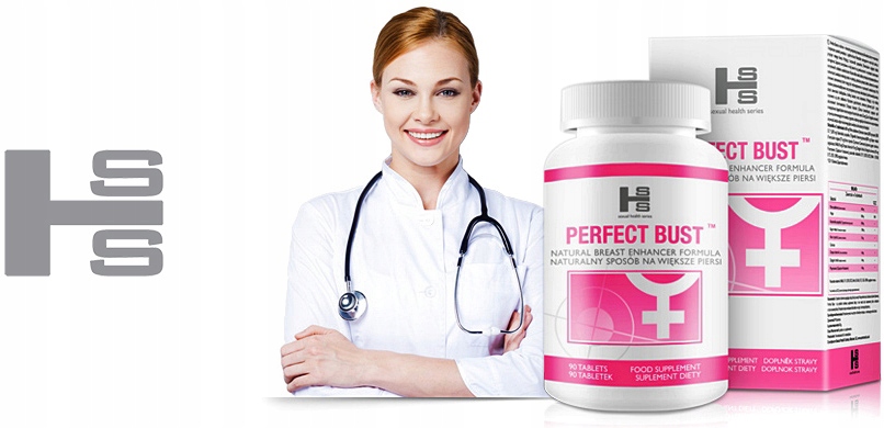 PERFECT BUST TABLETKI POWIĘKSZENIE PIERSI BIUSTU WIĘKSZE PIERSI PUSH-UP Linia PERFECT BHST