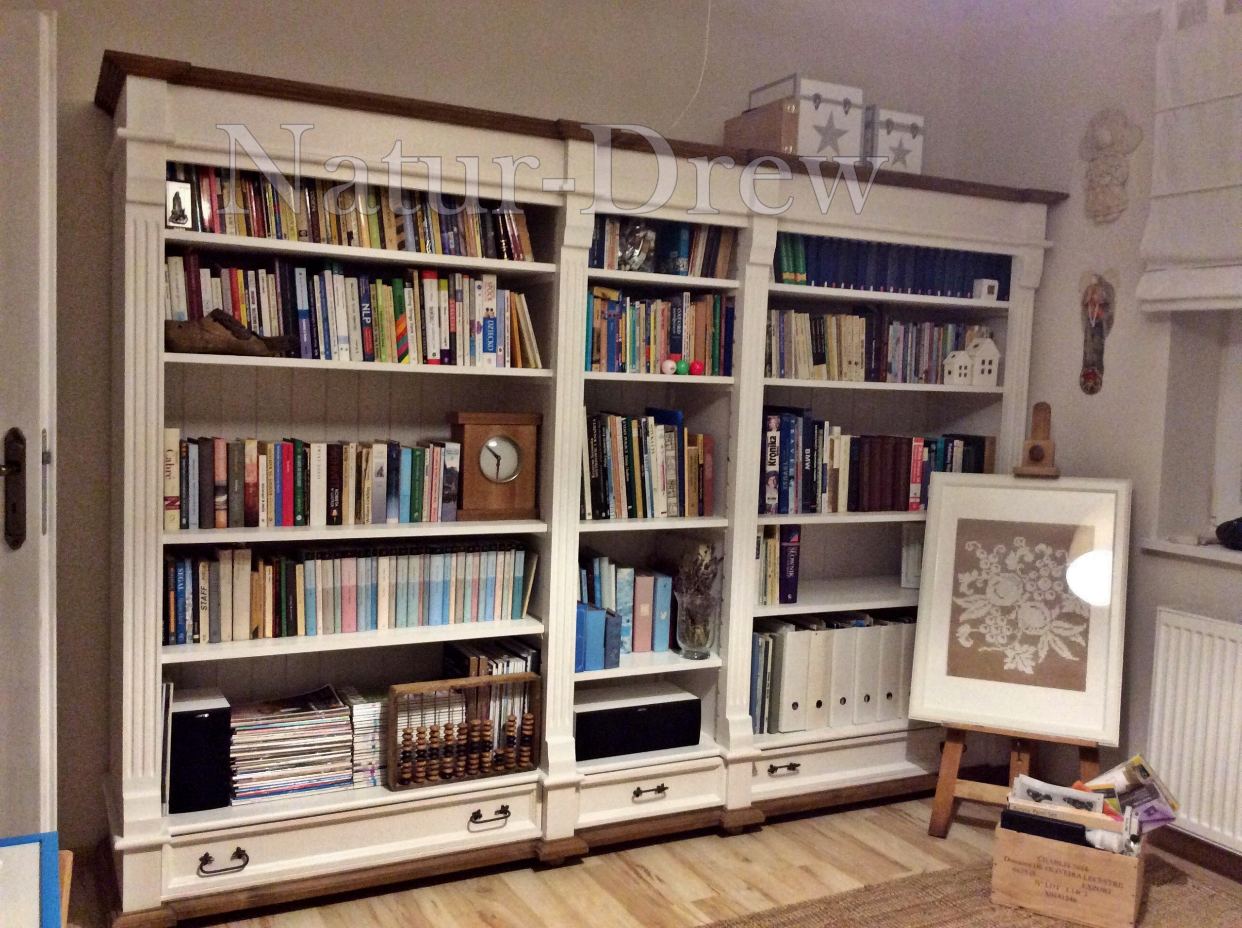 Regał z Drewna na wymiar- Zabudowa z Litego Drewna Marka inna