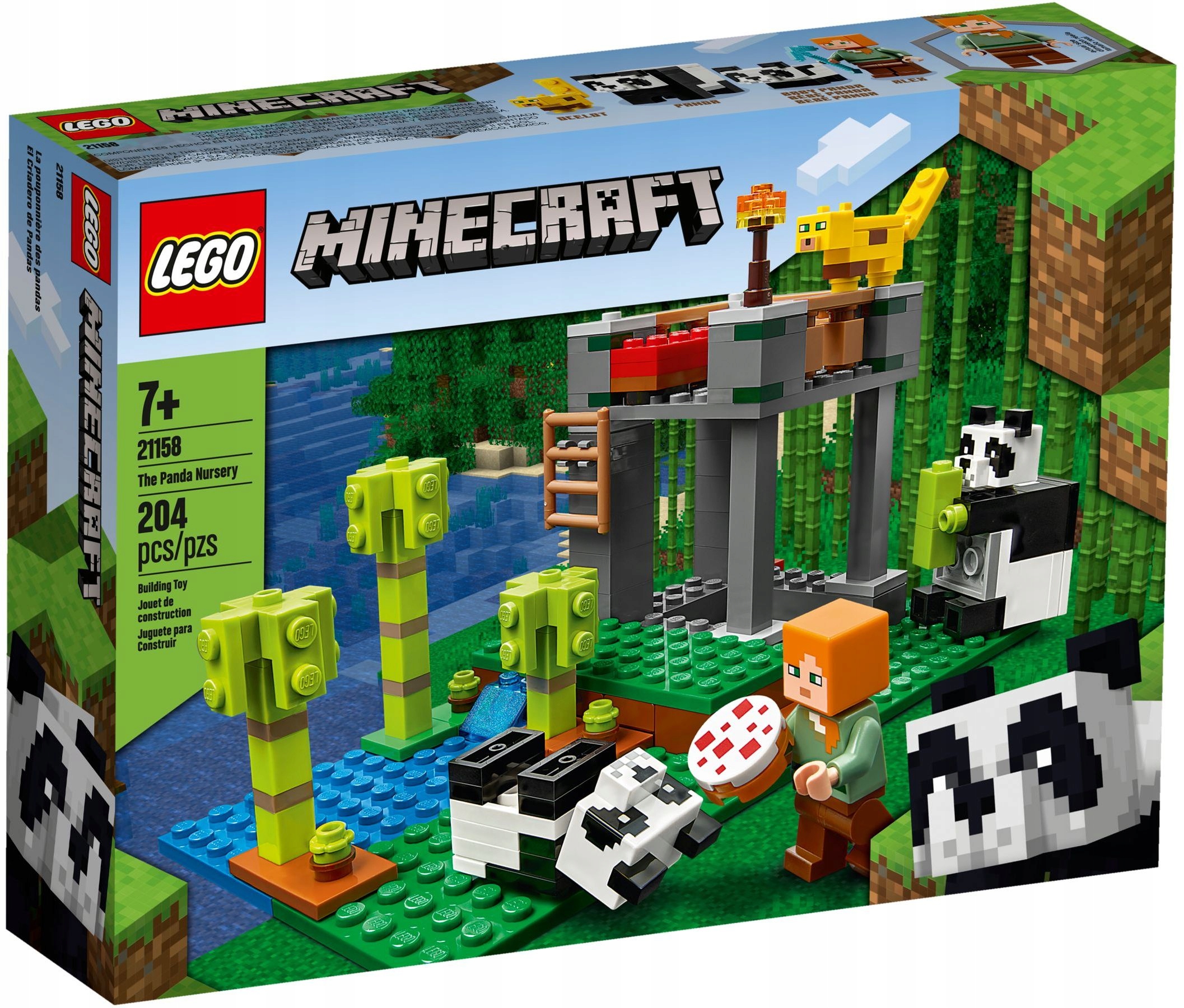

Klocki Lego Minecraft Żłobek dla pand 21158