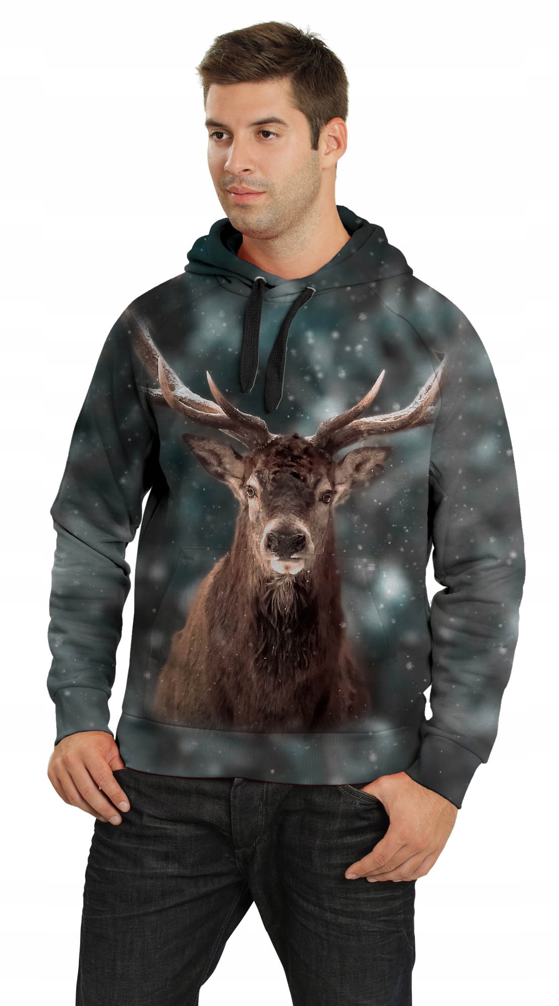 

Bluza Jelonek XL Hoodie Full Print Nadruk
