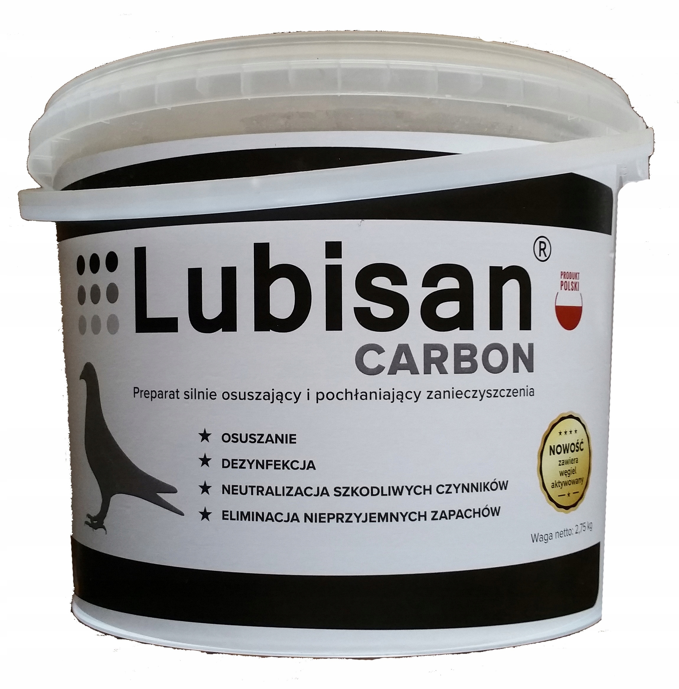 

Lubisan Carbon 2,75kg sucha dezynfekcja z węglem
