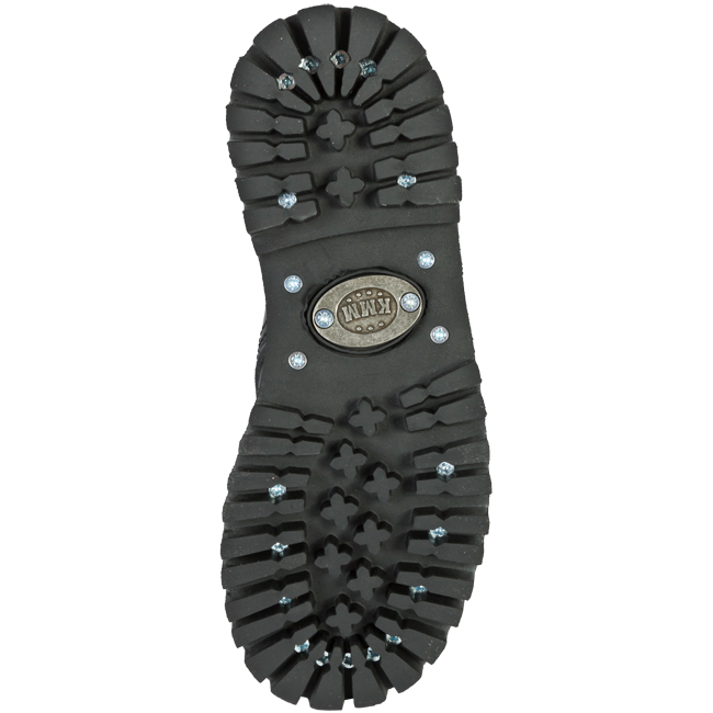 KMM 3 dziurkowe GLANY CZARNE SKÓRZANE Rozmiar 43 Długość wkładki 28 cm