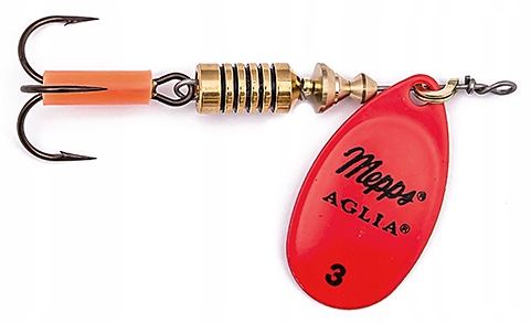 Błystka Mepps Aglia Fluo red nr 3/6,5g Blaszka