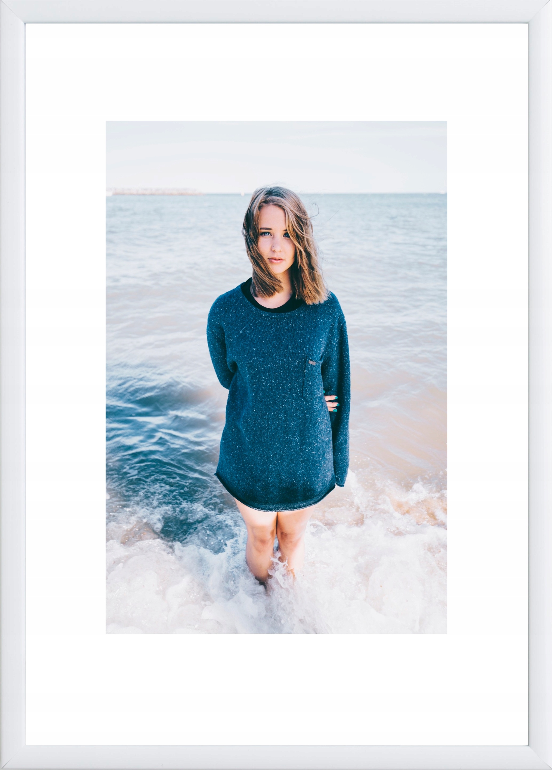 

Rama aluminiowa biała B2 50x70 Ramka 70x50 plakat