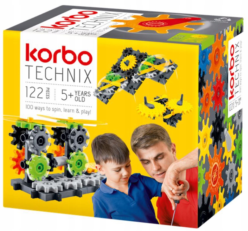 

Technix Korbo Ruchome Klocki Konstrukcyjne 122 el.