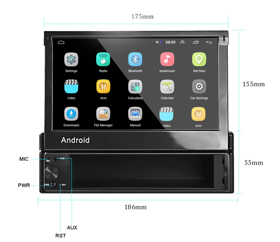 Топ магнитол на андроиде. Магнитола podofo Android 1 din. Выдвижная магнитола podofo Android 1 din. Магнитола 1 din с выдвижным экраном. 1 Din магнитола с экраном андроид.