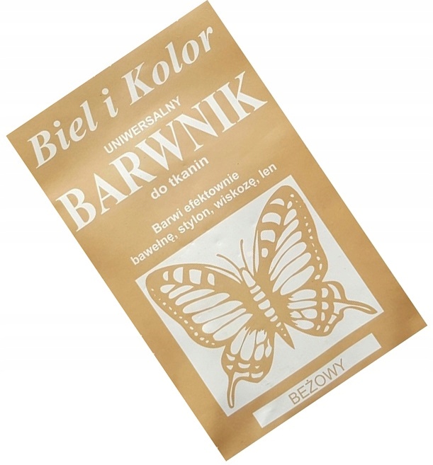 

Barwnik do Tkanin Bawełny Lnu Stylonu Beżowy