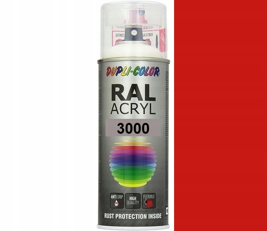 

Ral 3000 Mat Motip Spray Farba Akryl Spray