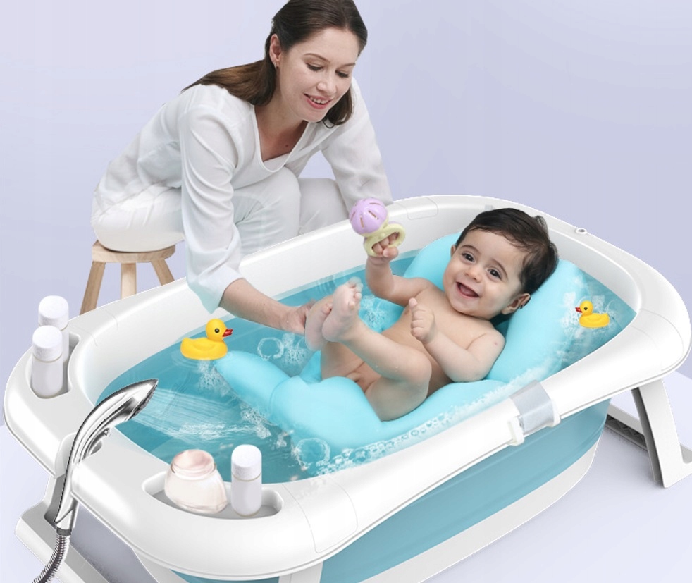 Wanienka SILIKONOWA SKŁADANA Dla Niemowląt WANNA P Marka inny