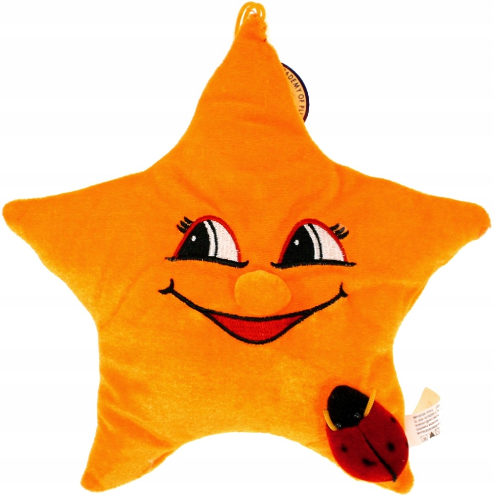 

Maskotka Poduszka Gwiazdka z biedronką - 29cm
