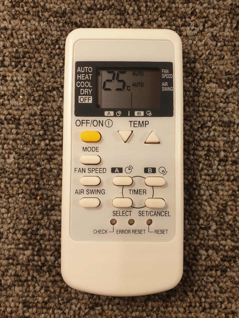Pilot klimatyzacji Panasonic