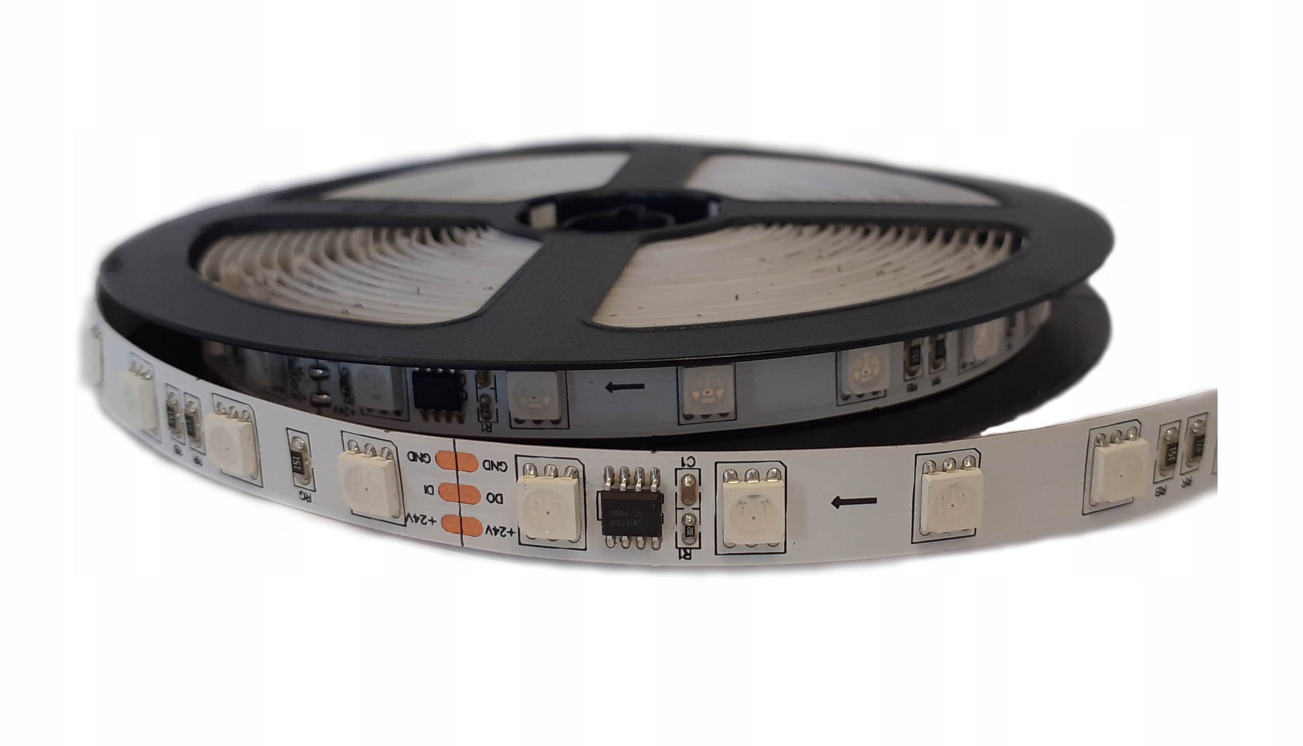 Páska 24V Rgb 60/m Led SMD5050 IP20 Digitálna Digital IC inside 5 m