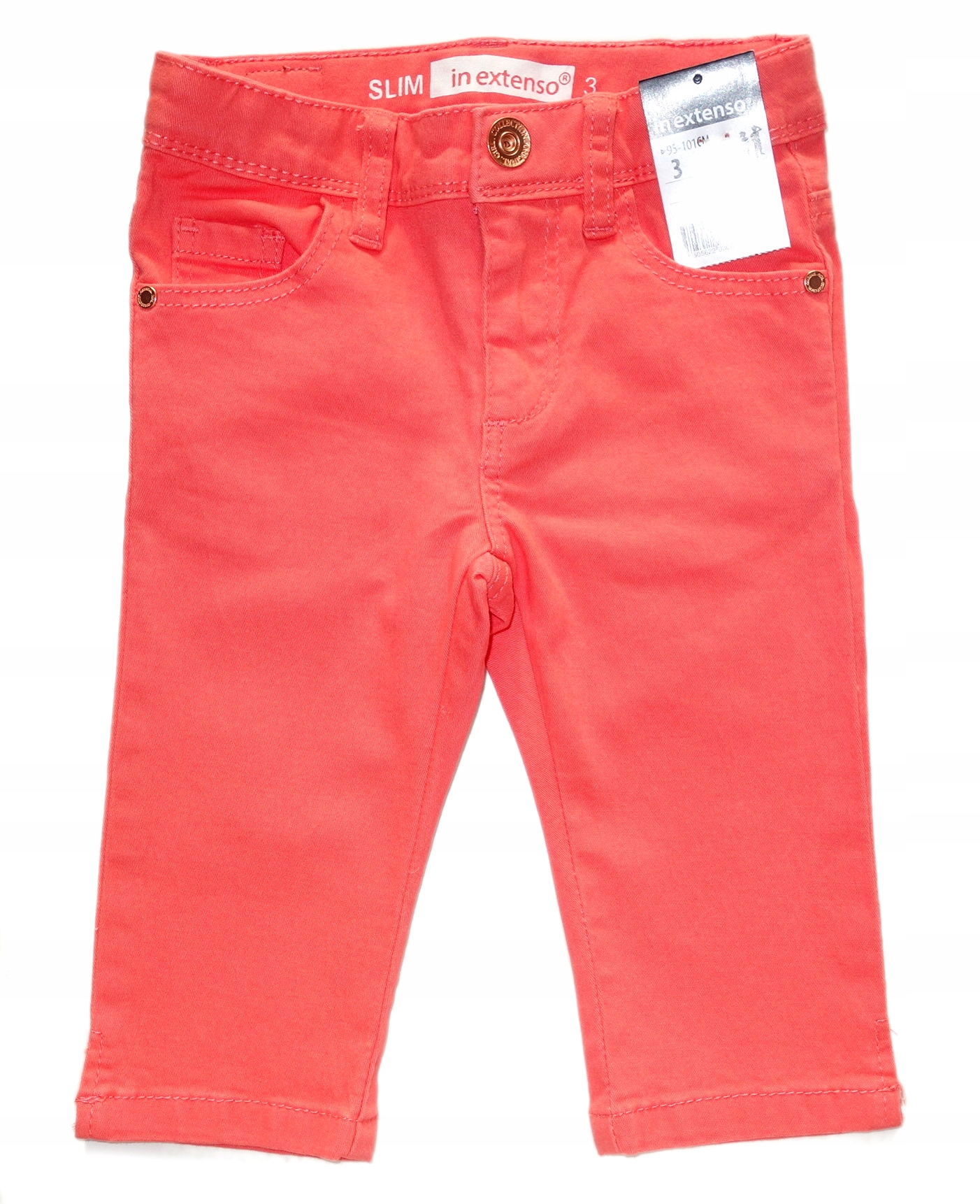 

Spodnie Jeans Dziewczęce Elastyczne Rybaczki 104