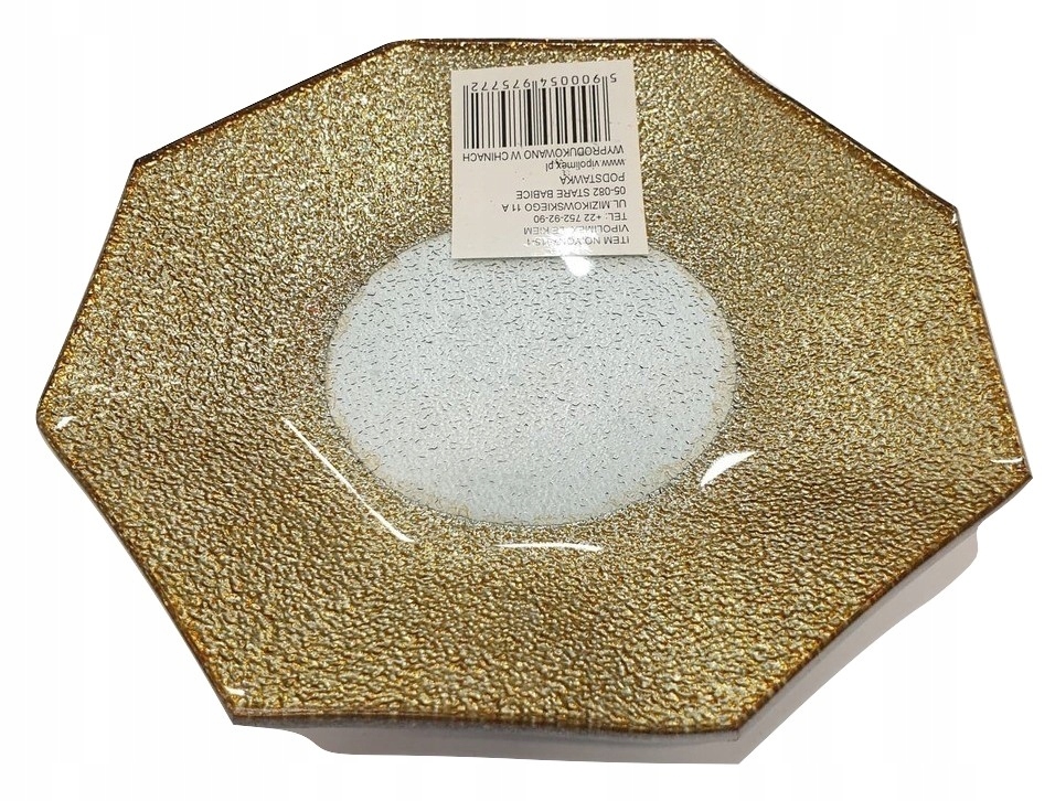 

Podstawka szklana pod świecę talerz Ø16cm