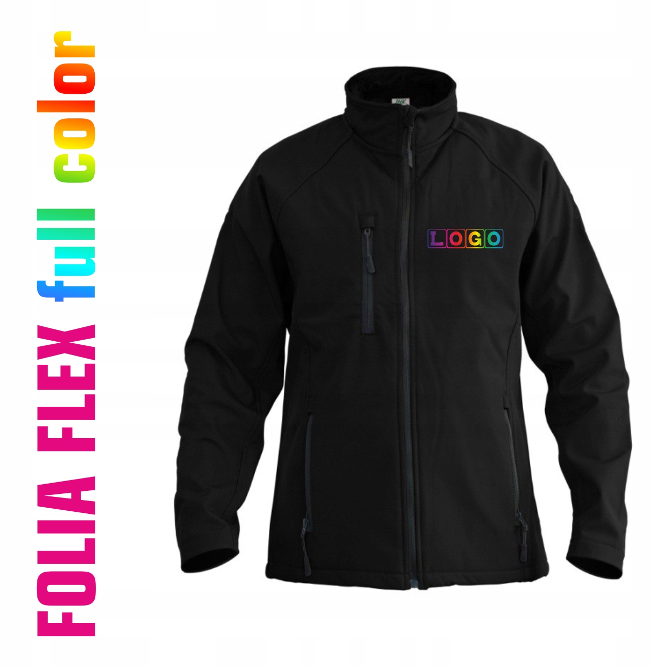 

Kurtka Softshell z własnym nadrukiem Logo Męska S