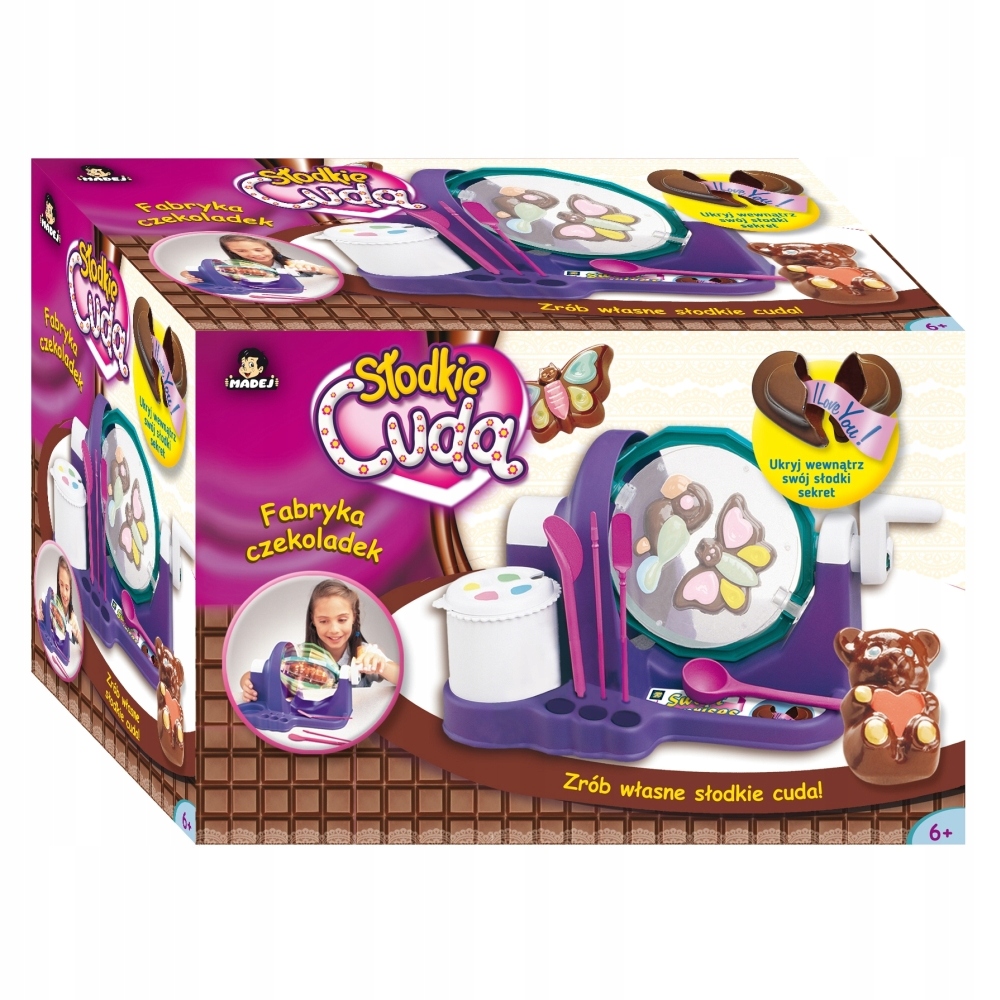 FABRYKA CZEKOLADEK SŁODKIE CUDA DLA DZIECI 6+