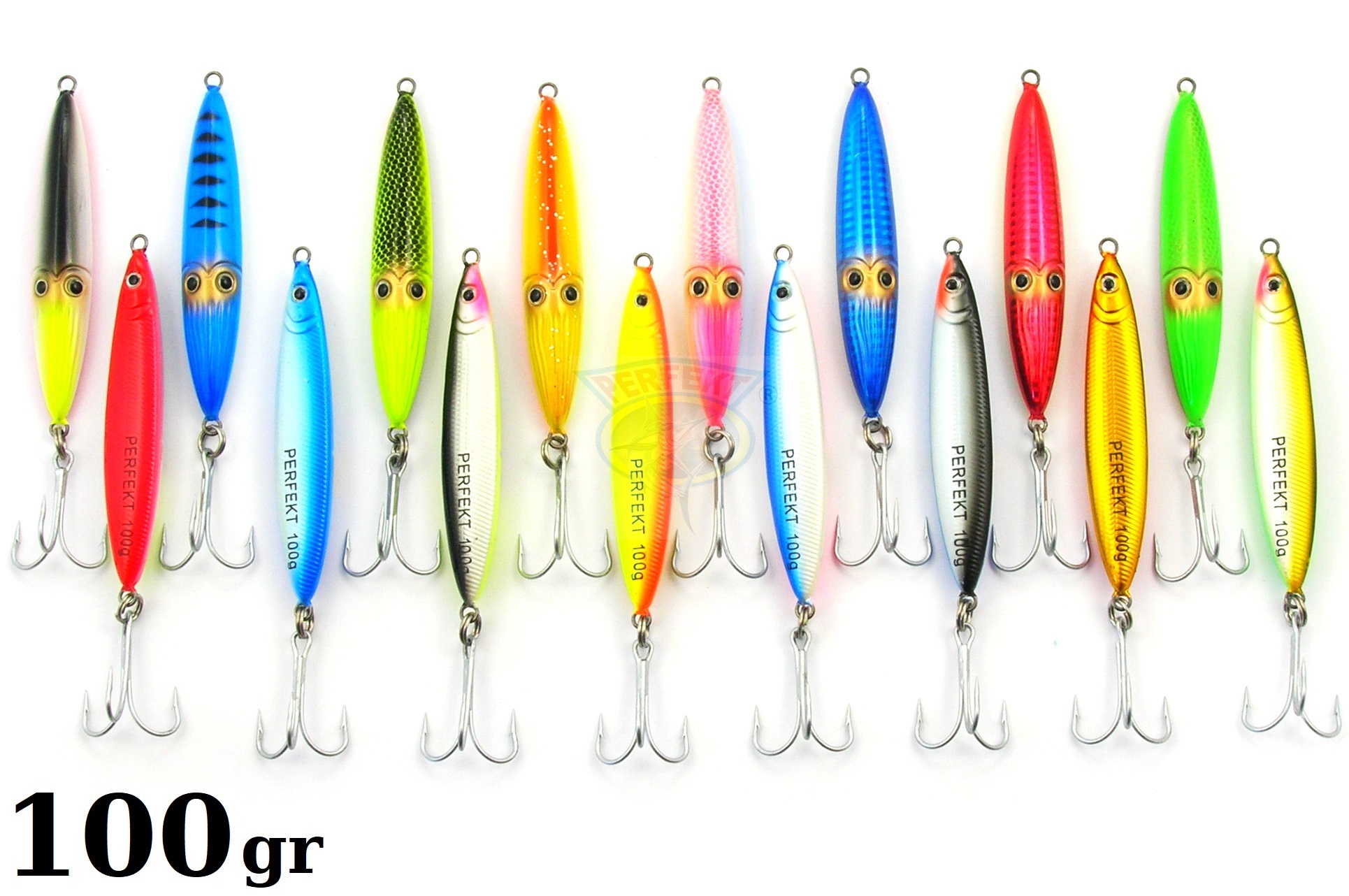 8 x Treska Pilker Octopus & Fish Perfekt 100gr