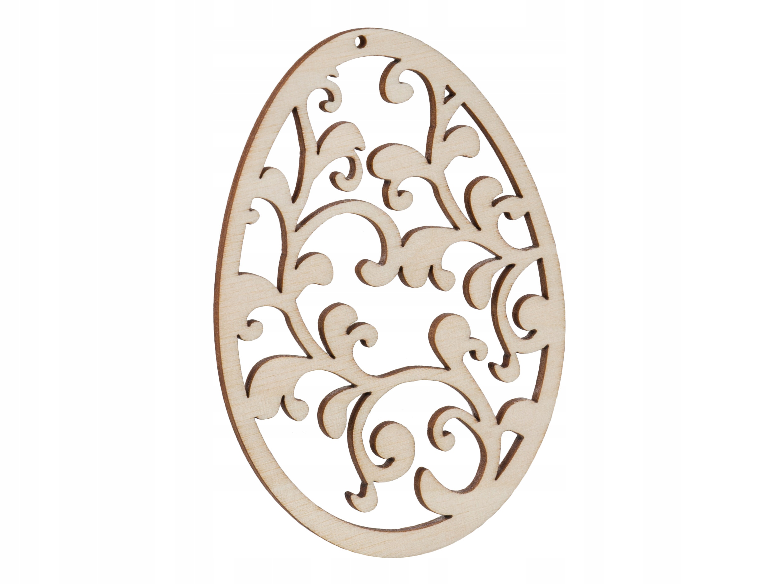 

Drewniane Jajko Jajo jajka sklejka ażur Dekor 9 cm