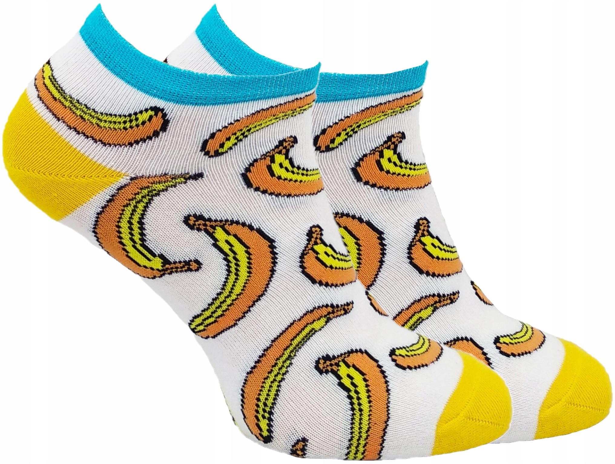 

Stopki Krebo Śmieszne Kolorowe Bananki 37- 40 uni