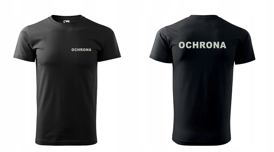 

Koszulka Tshirt Ochrona dla ochroniarza Czarny 4XL