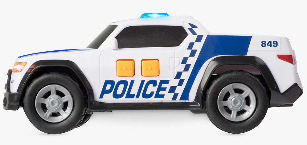 Auto Policyjne Światło Dźwięk Samochód TEAMSTERZ Model Teamsterz