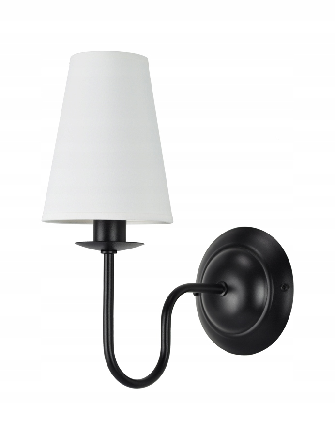 Elegancki kinkiet czarny do salonu stylowy GOLDSUN lampa ścienna