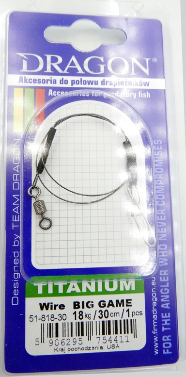 *DRAGON Big Game TITANIUM 18kg/40cm 51-818-40