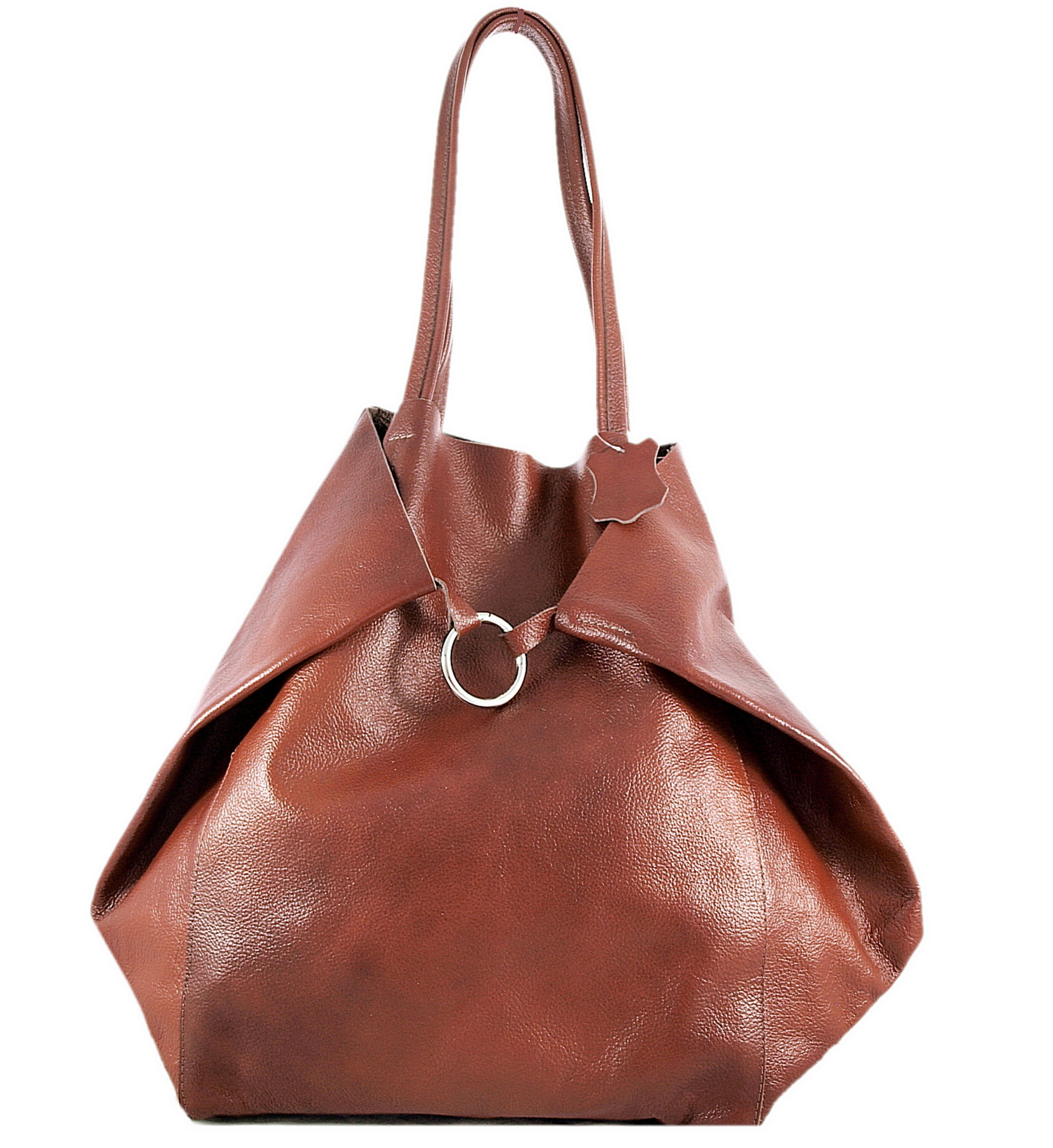 

Worek Skórzana Torebka Shopper Kosmetyczka 2W1
