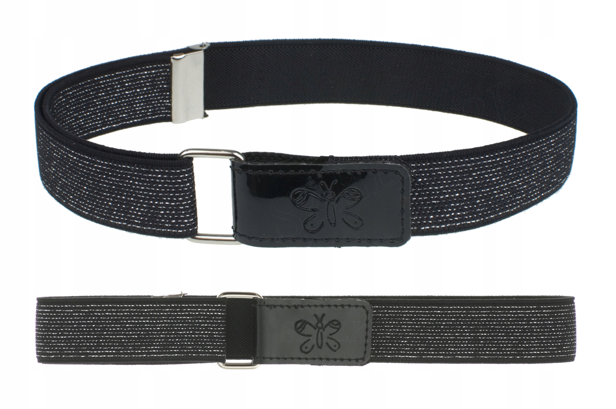 Pasek Na Rzep Do Spodni Dla Dziewczynki Brokatowy