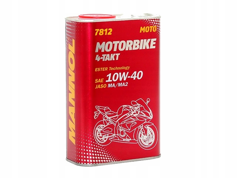

Olej motocyklowy Motorbike 4-Takt Api Sl 10W40 1L