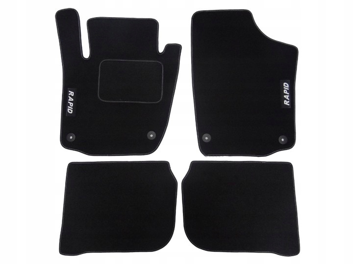 Виртуальные велюровые коврики 4 Эл.